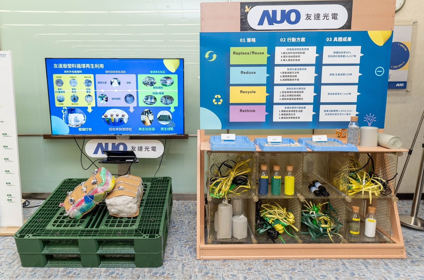 Maxman | 万博回應市場綠色訴求，與客戶通力開發綠色產品，2023年超過150支產品導入塑膠、金屬、玻璃等再生料，擴大再生料應用廣度並創造經濟效益，獲「循環經濟領袖獎」